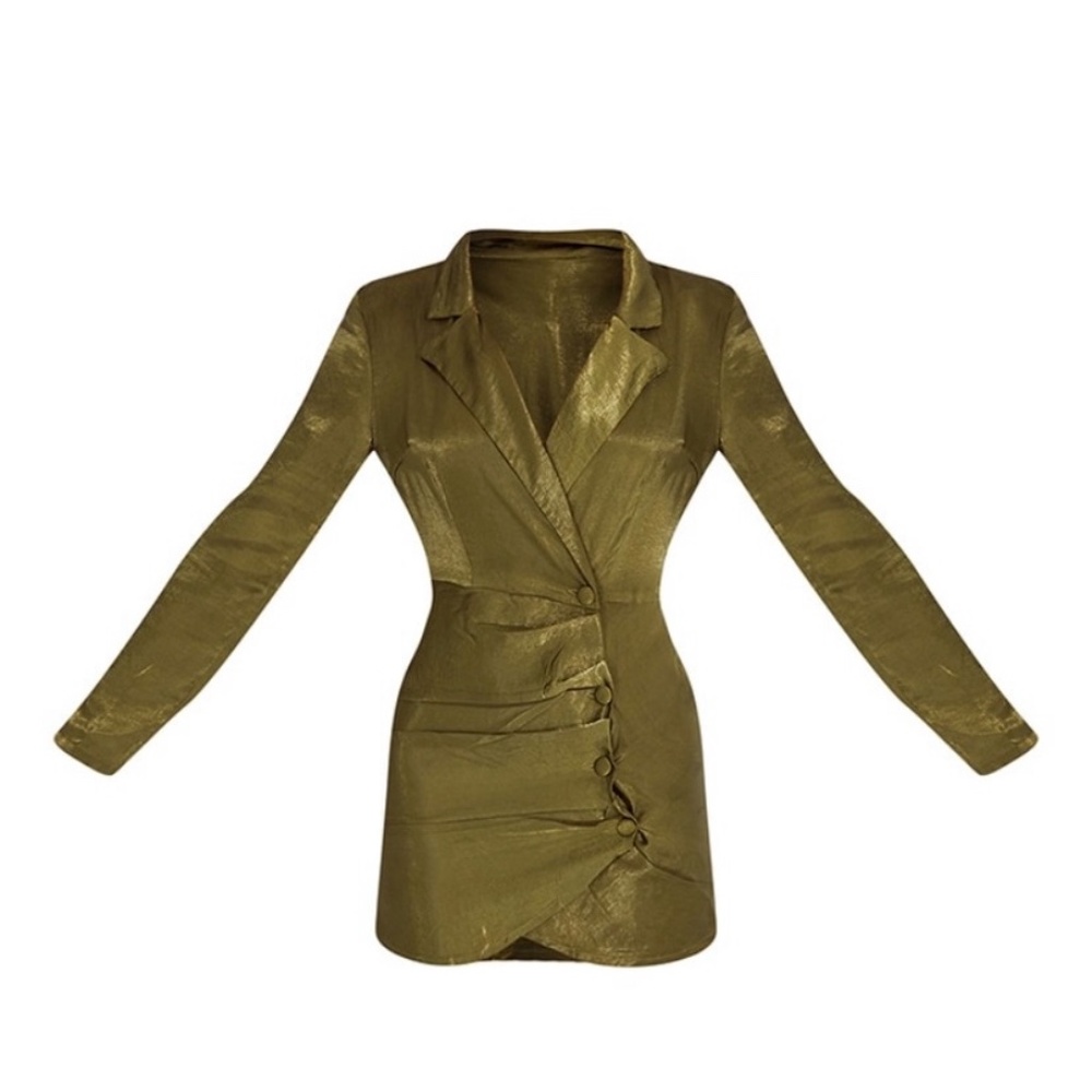 Olive Long sleeve dress